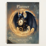 Moonlit Timekeeper – Steampunk Bat  Planner<br><div class="desc">Moonlit Timekeeper – Steampunk Bat of the Clockwork Realm. Somewhere between the ticking of forgotten clocks and the glow of the eternal moon, a silent guardian watches over time itself. The Moonlit Timekeeper is a mysterious creature of the Clockwork Realm — a small bat-like being carrying the heart of an...</div>