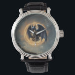 Moonlit Timekeeper – Steampunk Bat  Watch<br><div class="desc">Moonlit Timekeeper – Steampunk Bat of the Clockwork Realm. Somewhere between the ticking of forgotten clocks and the glow of the eternal moon, a silent guardian watches over time itself. The Moonlit Timekeeper is a mysterious creature of the Clockwork Realm — a small bat-like being carrying the heart of an...</div>