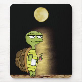 Moonlit Tortoise Mouse Pad