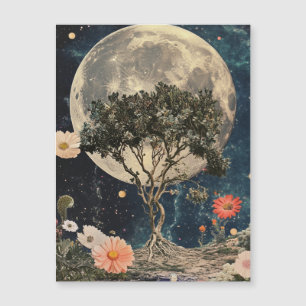 Moonlit Tree & Blossoms