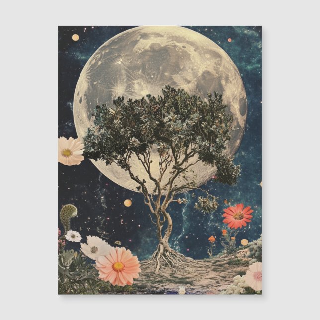 Moonlit Tree & Blossoms (Front)