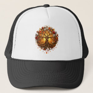 Moonlit Tree of Embered Eternity Trucker Hat