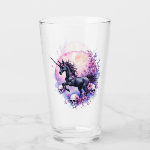 Moonlit Unicorn Among Forgotten Roses, Glass