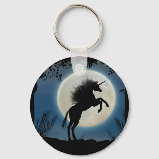 Moonlit Unicorn Keychain