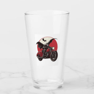 Moonlit Vampire Ride Glass
