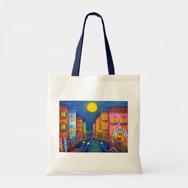 Moonlit Venice Tote Bag (Front)