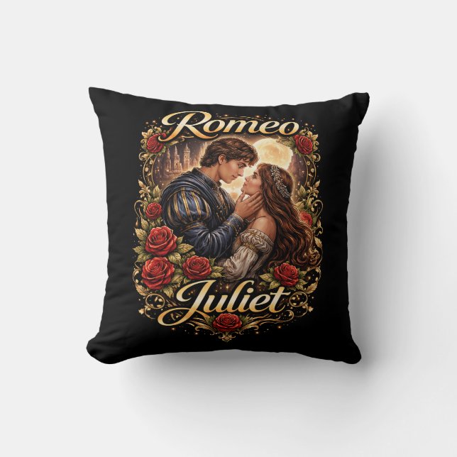 Moonlit Verona Lovers Cushion (Front)