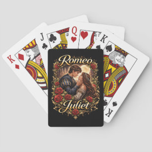 Moonlit Verona Lovers Playing Cards