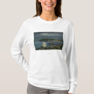 Moonlit View of Lake, Boat Landing & the T-Shirt