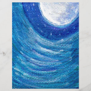 Moonlit Waves and Swirls