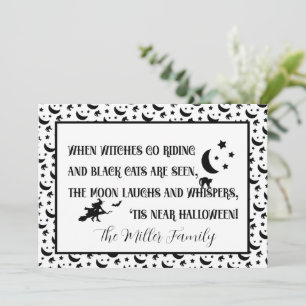 Moonlit Whispers & Witching Hour Magic Holiday Card