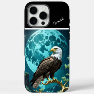 Moonlit Willow and River Eagle iPhone 16 Pro Max Case