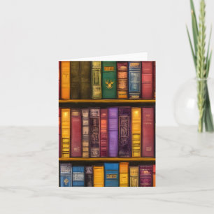 Moonlit Winter Evergreen Forest Card