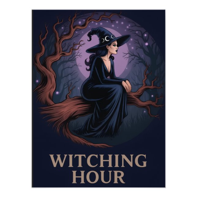 Moonlit Witch Poster (Front)