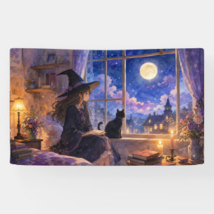 Moonlit Witch Reading Banner