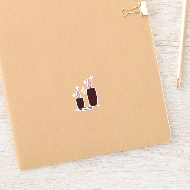 Moonlit Witchy Halloween Magic Candles  (Notebook)