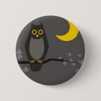 moonowl 6 cm round badge