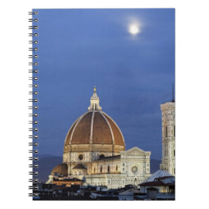 Moonrise and Florence Cathedral, Basilica di Notebook