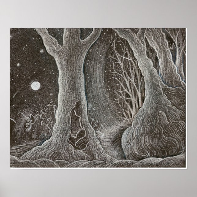 Moonrise at the Crossroads Poster (Front)