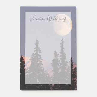 Moonrise Early Winter | Anchorage, Alaska Post-it Notes