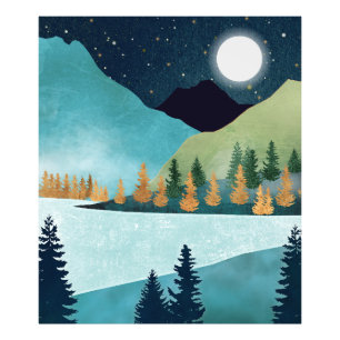 Moonrise Lake Photo Print