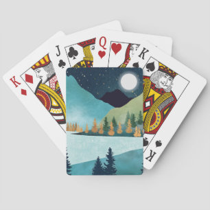 Moonrise Lake Playing Cards