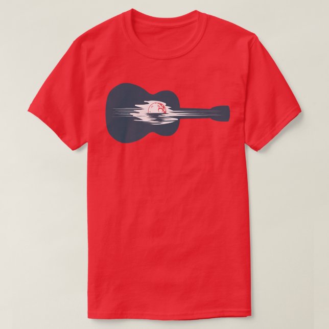 Moonrise on the Guitar838 T-Shirt (Design Front)