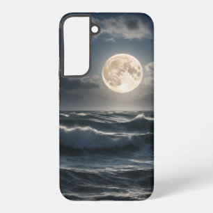 Moonrise over the Ocean Samsung Galaxy Case