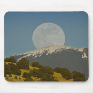 Moonrise over the Sangre de Cristo Mountains, Mouse Pad