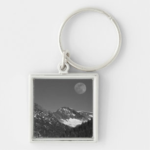 Moonrise, Sierra-Nevada, Glacier Point Vista Key Ring