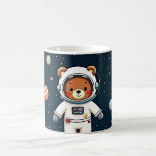 Moonrise Space Bear Adventure Coffee Mug