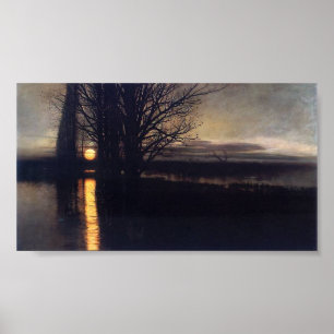 Moonrise - Stanisław Masłowski 1884 - Moon Poster