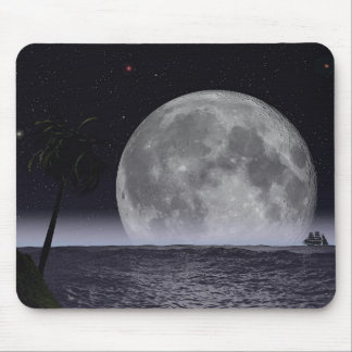Moonrise Tropica Mouse Pad