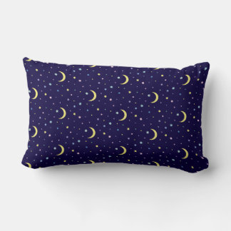 Moons and stars. lumbar cushion