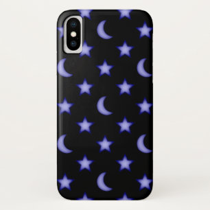 Moons and stars pattern iPhone x case