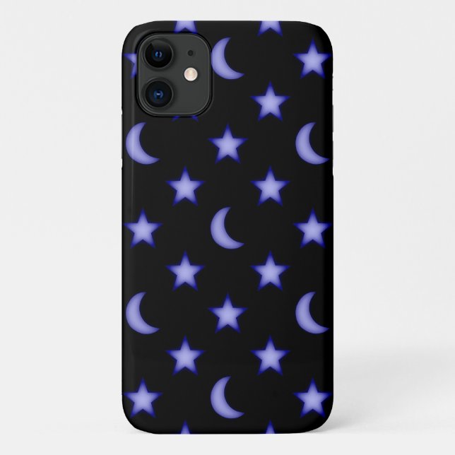Moons and stars pattern Case-Mate iPhone case (Back)