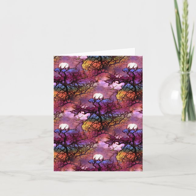 Moons in the trees.... card (Front)