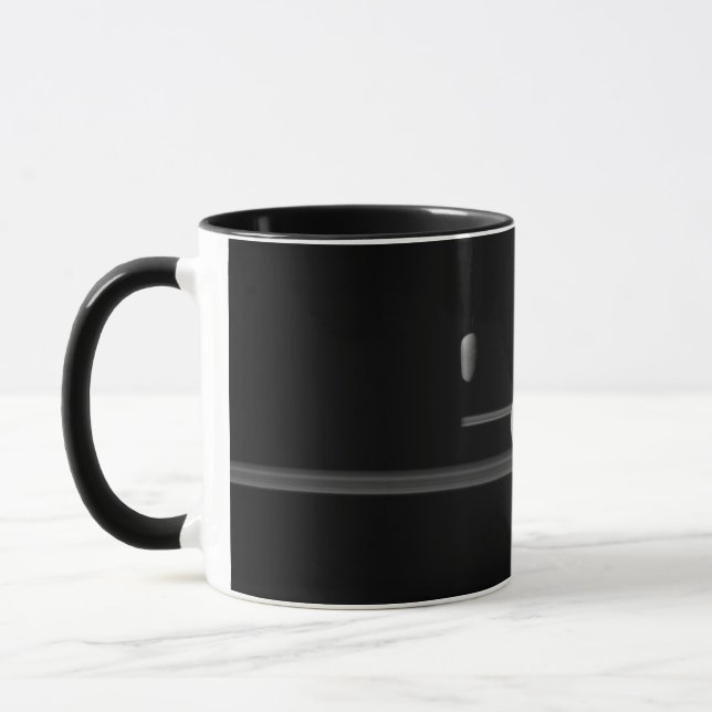 Moons of Saturn Ceramic Mug (Left)