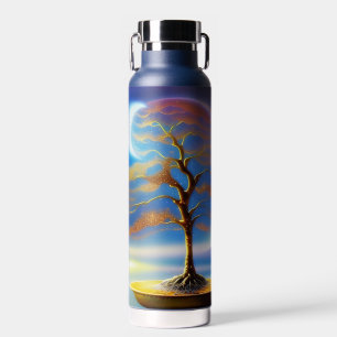 Moonscape bonsai water bottle