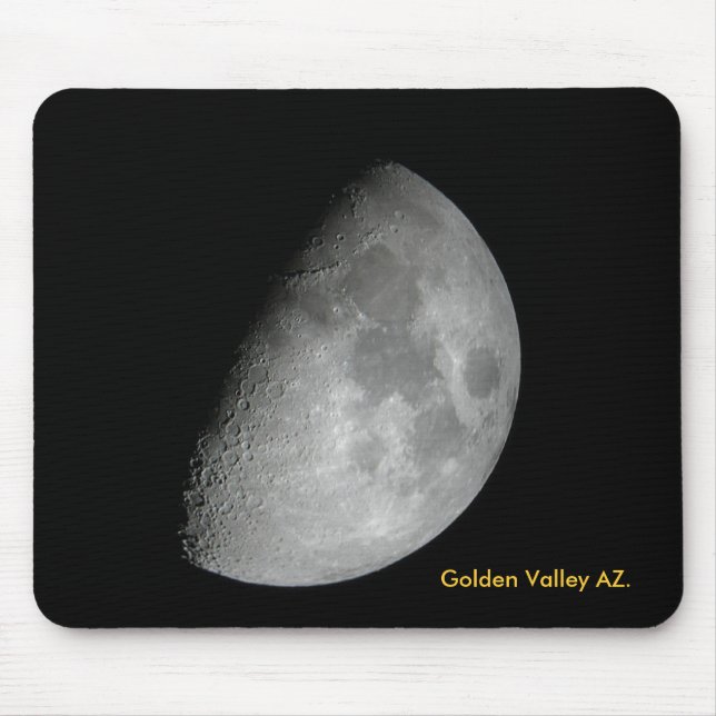 Moonscape, Golden Valley AZ. Mouse Pad (Front)
