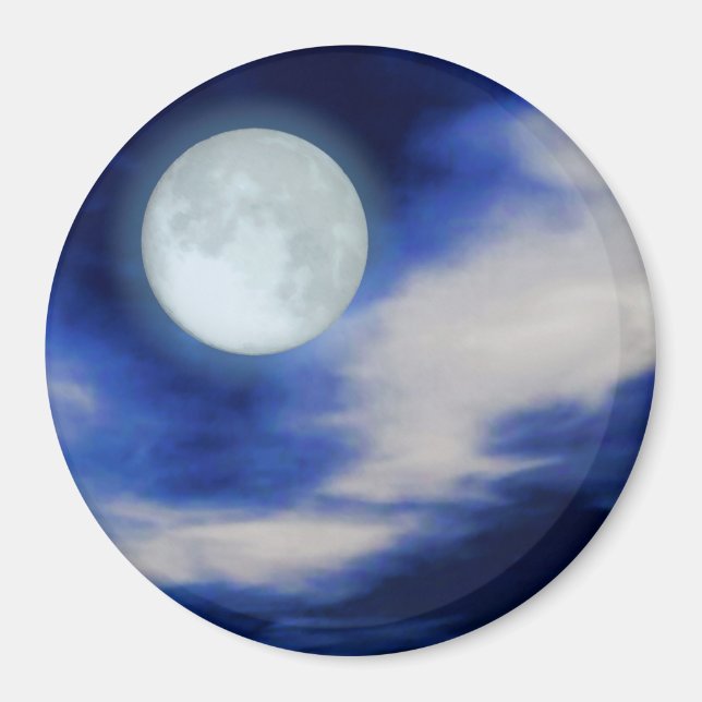 Moonscape print magnet (Front)