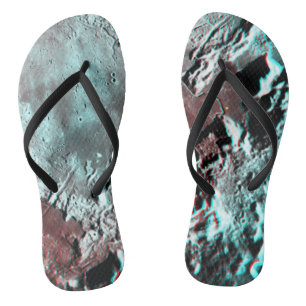 Moonscape Space Photo Anaglyph Hadley Channel Thongs