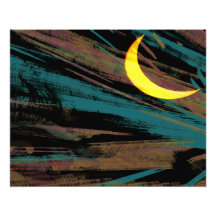 Moonscape the night's sky 