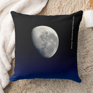 Moonset, International Space Station, 2016 Cushion