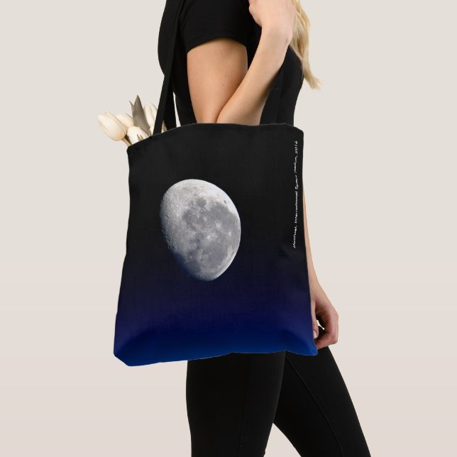 Moonset, International Space Station, 2016 Tote Bag (Close Up)