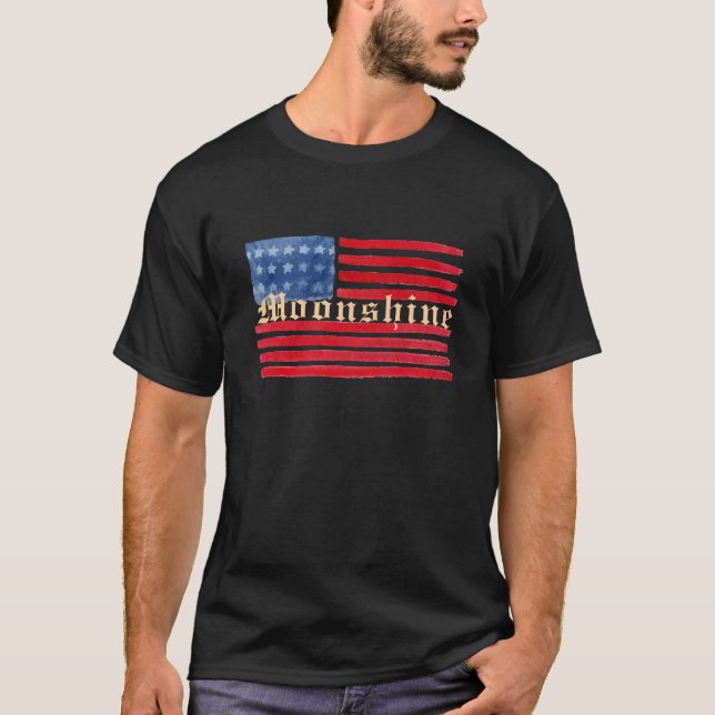 Moonshine | An American original T-shirt (Front)