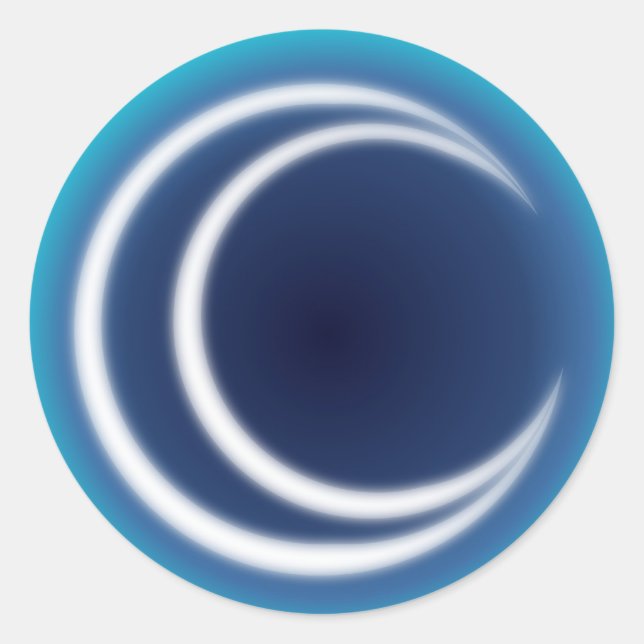 MoonShine Classic Round Sticker (Front)