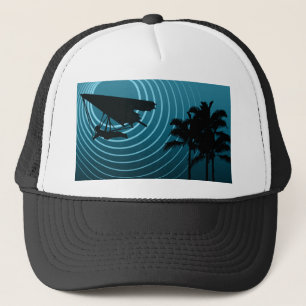 moonshine hang gliding trucker hat
