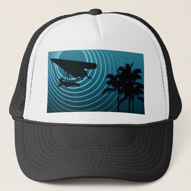 moonshine hang gliding trucker hat (Front)