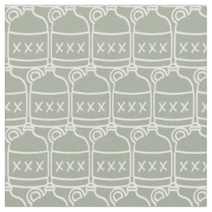 Moonshine Jug Outline Fabric